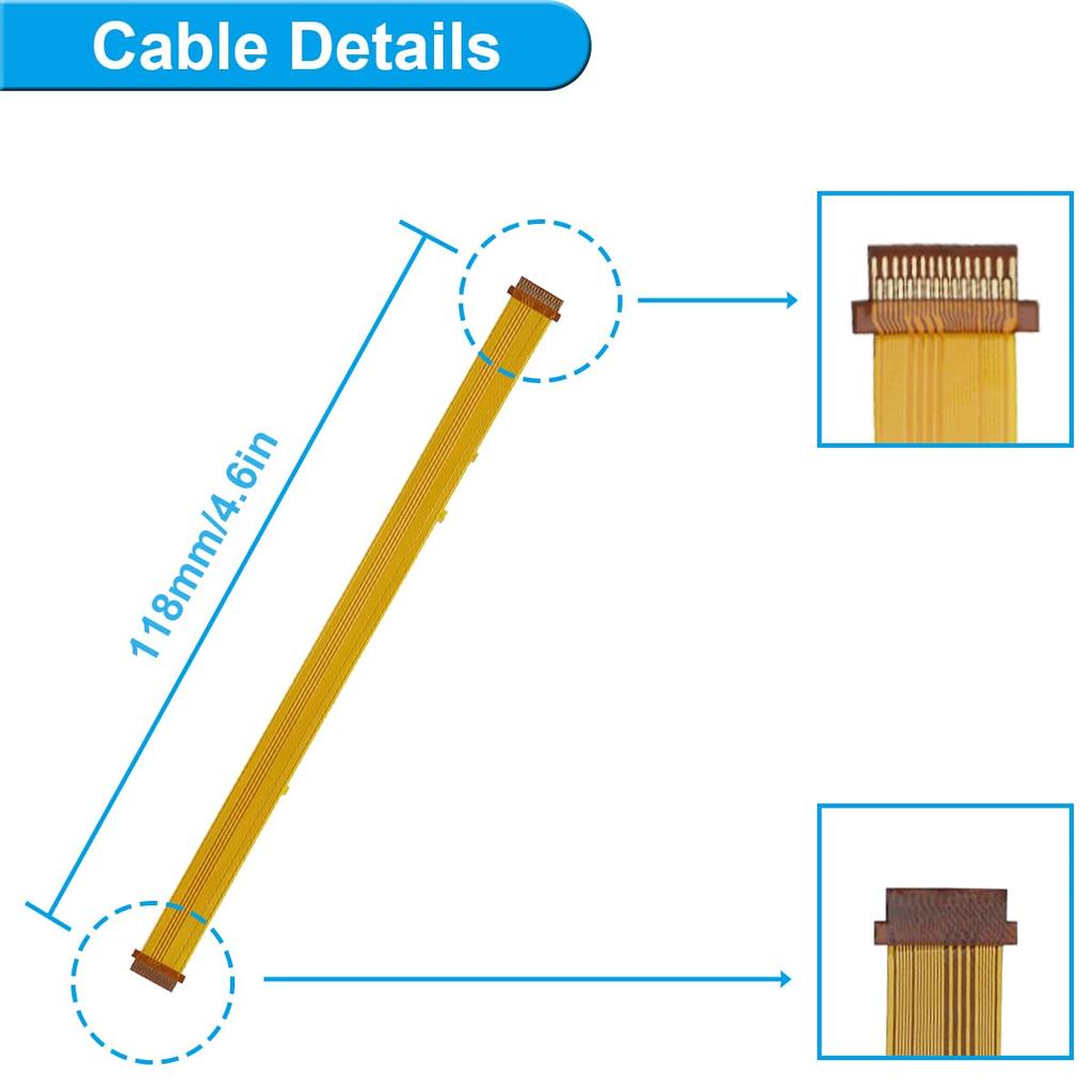 ZHUROUPU Tasten Flexkabel Ersatz für Nintendo Switch Lite Linker Tastenanschluss Flachbandkabel für Nintendo Switch Lite Hauptplatine von