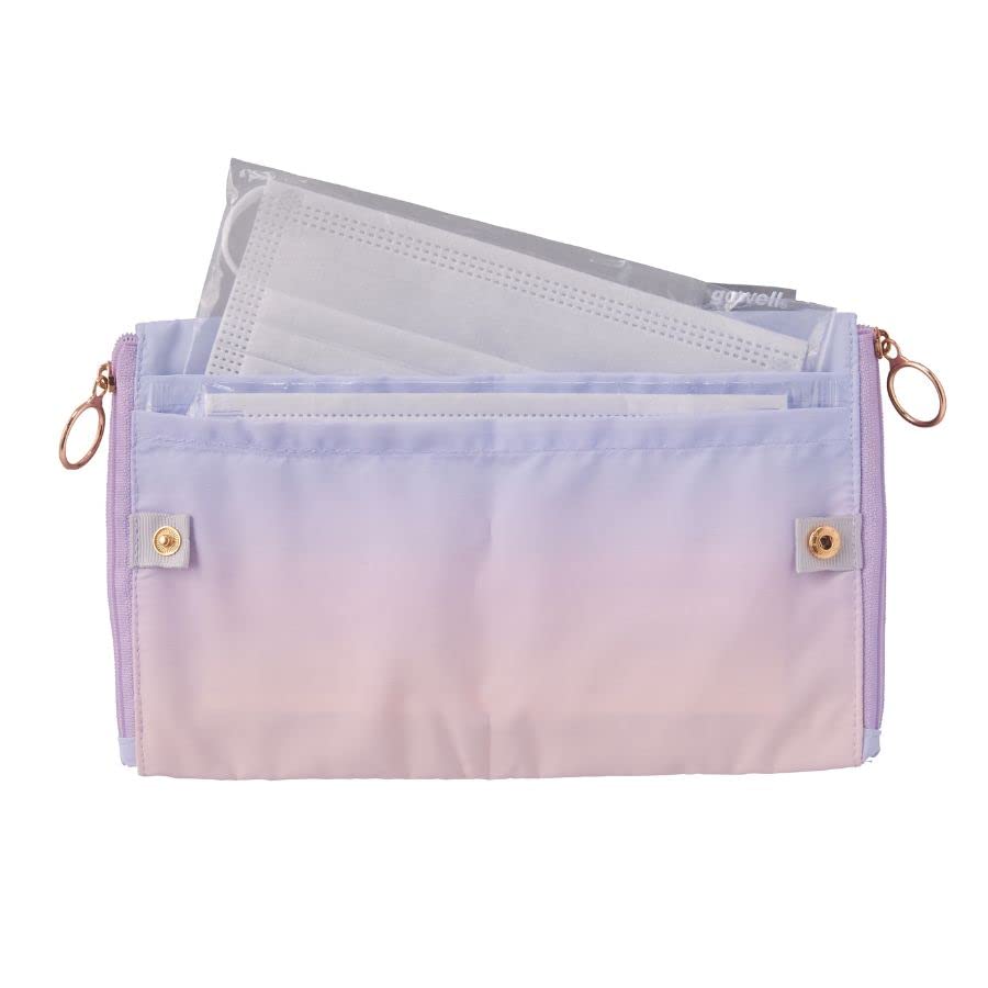 Gowell Tabicolle Mini Pouch Travel Cosmetic Storage Tabicolle Multi-Purpose (Purple) Pouch, Pouch, Pouch, Travel,