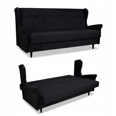 Sofa Couch Uszak ARI Foldable Sofa Bed Family Furniture Black