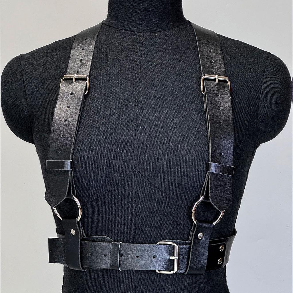 Sexy Body Harness Belt Set Bondage Leather Lingerie Garter Belt Fetish Clothing Bdsm Adult Erotics Toys Supplies Sex Harness