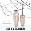 3D Likit Eyeliner Pürüzsüz Uzun Ömürlü Bulaşmaya Karşı Dayanıklı Su Geçirmez Eyeliner Aplikatörü Siyah Eyeliner