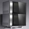 Retractable Arms Wall Shelf Wall Mount Metal Kitchen Organizers Telescopic Shelf Foldable Support Stainless Steel Mount