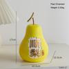 Creative Apple and Pear Ornaments with Chinese Fonts for Home Living Room Decoration Fruit Ornaments Housewarming Gift