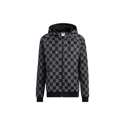 adidas Hoodie mit Logoprint und Kordelzug Unisex Jacken Schwarz HR3435