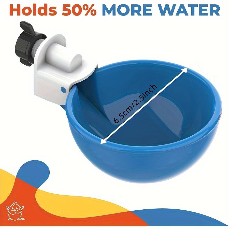 5Pcs Automatische Geflügel Trinker Schüssel Huhn Vogel Wasser Tassen Ente Trinken Maschine Hängen Trinken Schalen Wasser Spender