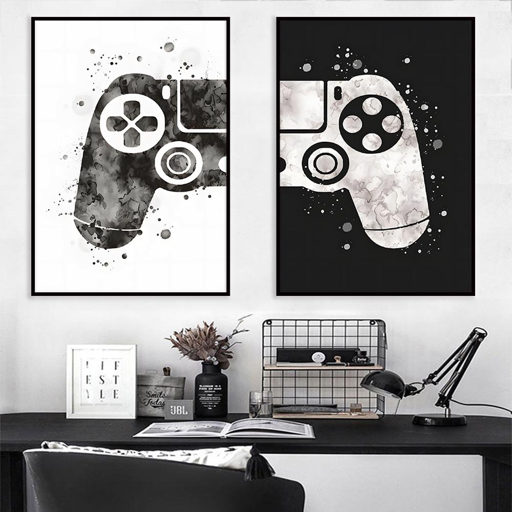 

Украшение комнаты игрового автомата, настенные постеры, мытье чернил, стиль, современный дом, изысканный холст, настенная живопись, фотографии, печать, художественное произведение, подарок