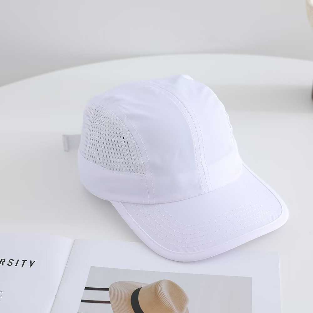 Men Summer Thin Quick Dry Baseball Cap Breathable Light Outdoor Casual Peaked Cap UV Protection Sun Round Top Hiking Travel Caps