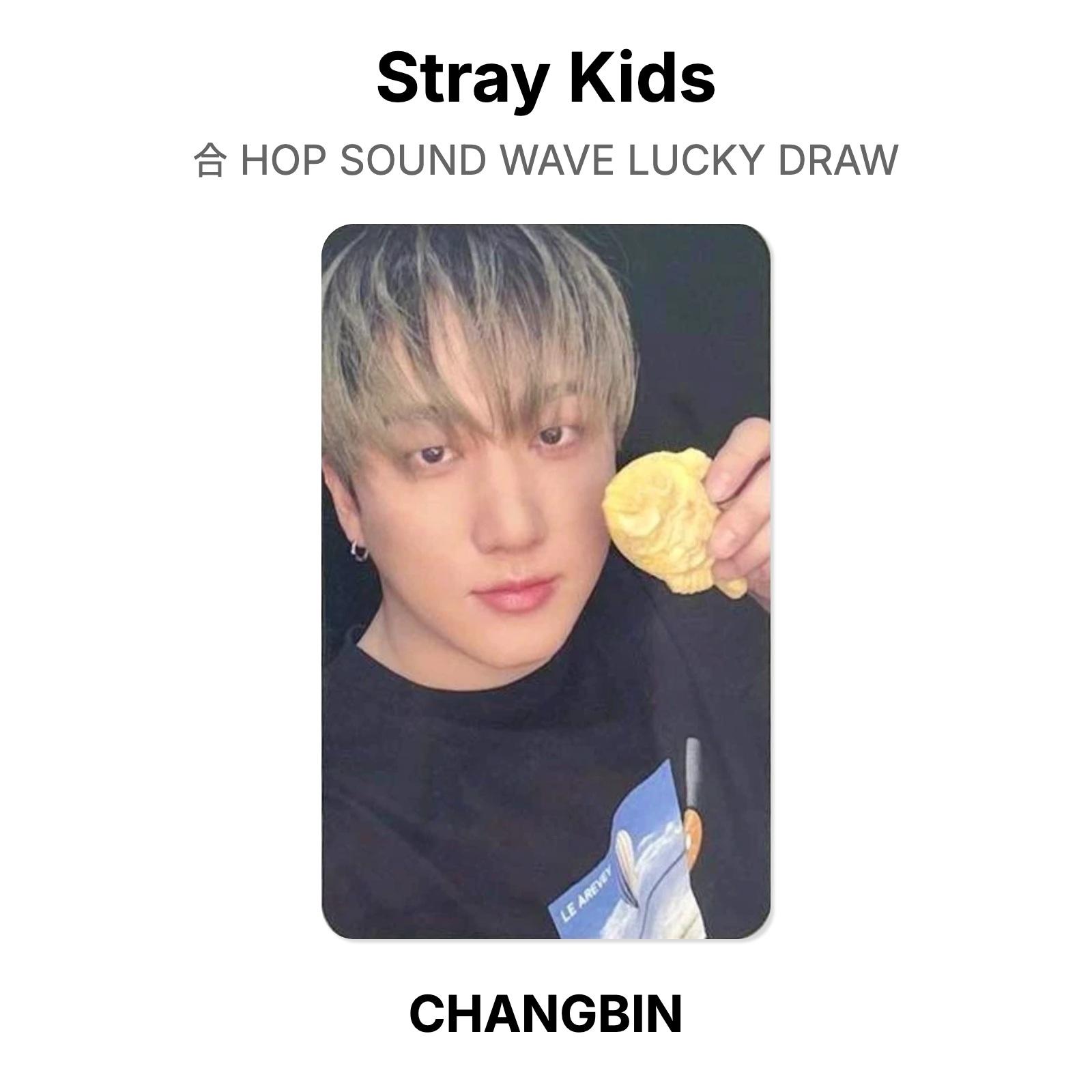 Stray Kids HOP SOUND WAVE LUCKY DRAW Official Photocard CHANGBIN