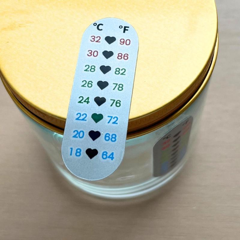 Fermentationstemperatur-Aufkleber Digitales Thermometer-Pflaster für Brotteig Backen Hausküchenzubehör