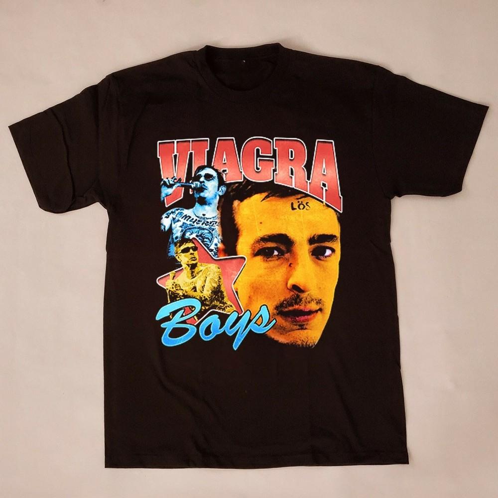 Редкий! Постер-футболка Viagra Boys Унисекс Концертный S to 5XL59 Унисекс Футболка XXXL