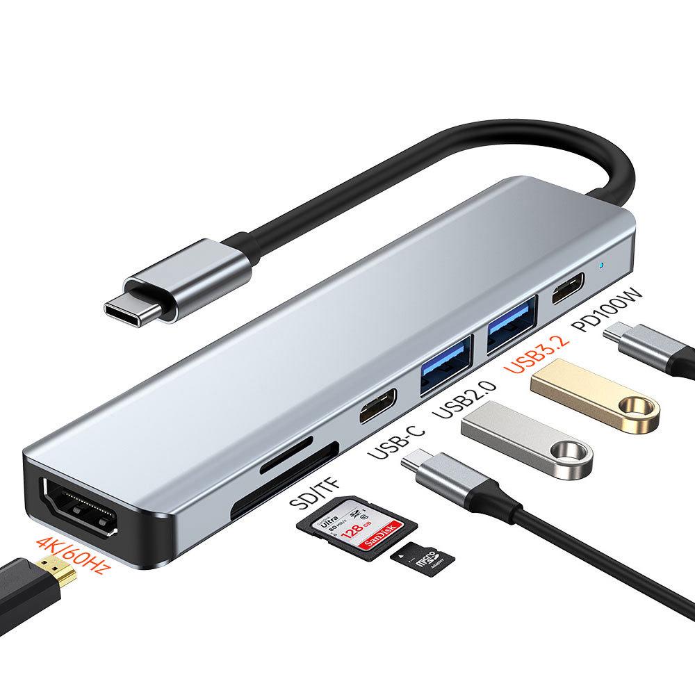 Type-C 4K HD Multi-Port Expansion Dock with Screen Converter