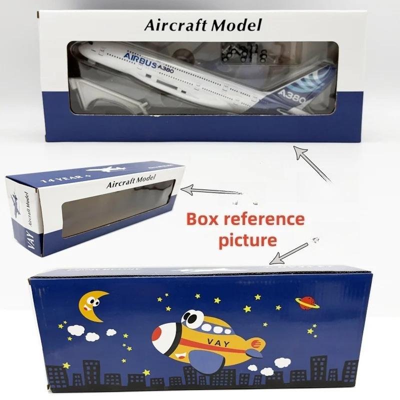 1/240 Scale Aircraft Model Kit 30cm China Southern Airways A380 Miniature Airplane Plane (With Stand) Aviation Toys for Boys