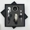 Professional Wine Opener Gift Set Stainless Steel Bottle Opener and Vacuum Stopper Wine Pourer Kitchen Accessories Bar Tool