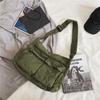 Large Capacity Teenager Messenger Bag Canvas Crossbody Bag Casual Vintage Shoulder Bags  Students