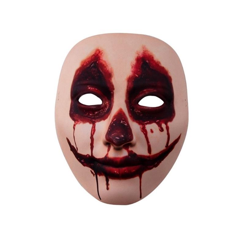 Adult Gothic Bride Halloween Costume Veil Flower Headband Bloody Hairhoop Dark Series Scary Phantom Bride Facemask Props