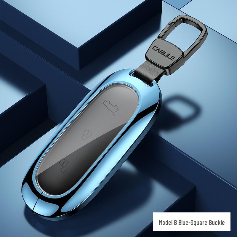 Premium Aluminum Alloy Keychain Cover for 6-7 Seater Vehicles