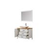 White Bathroom Set 100 Cm