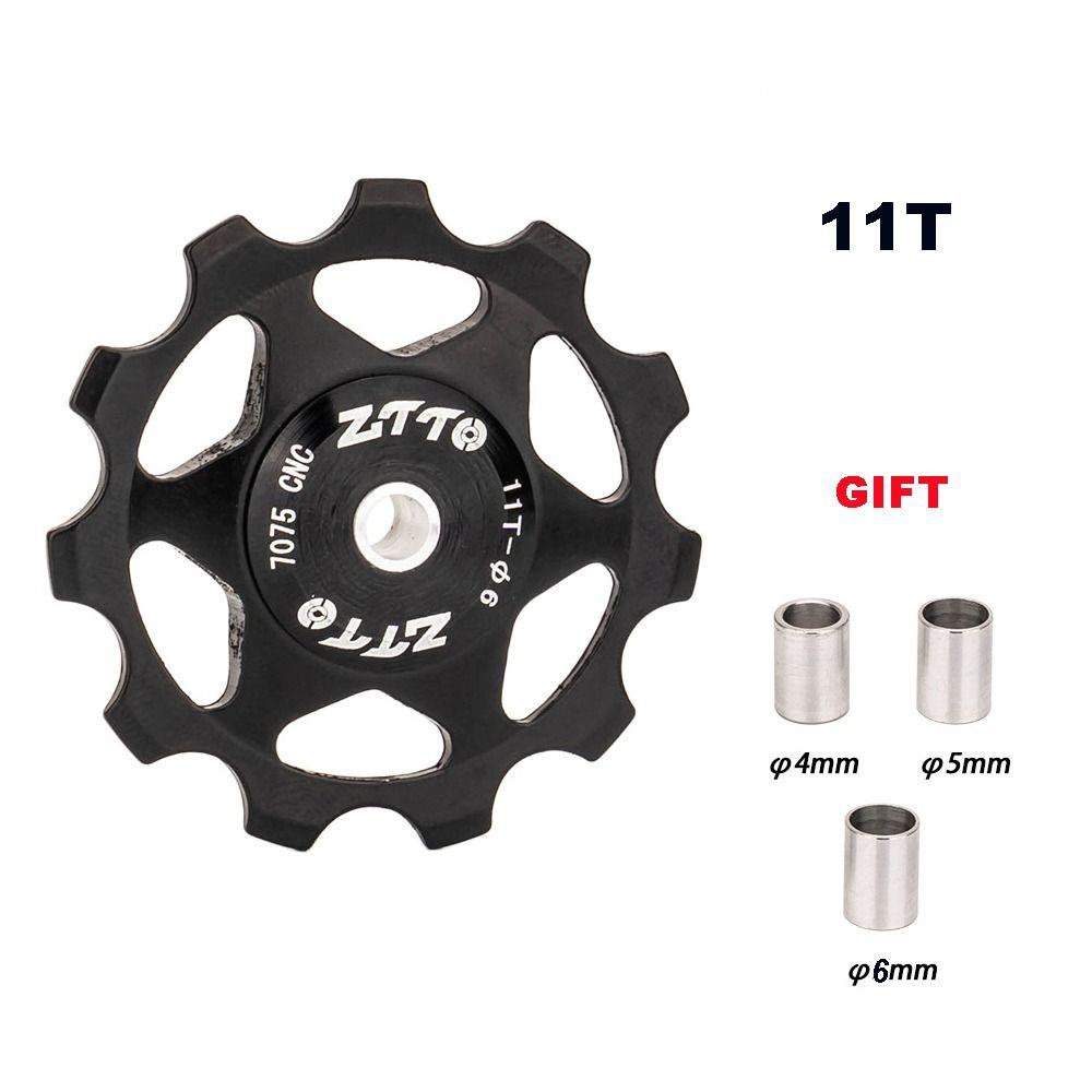 

Pully Bike Wheels Bearing Hot-Rolled Carbon Steel Steel Bearing Bicycle Metal Bearing Guide Wheels Black-11T