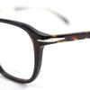 Pristine EYEWEAR by DAVID BECKHAM Glasses DB Monogram Engraved Rectangle Shape End Tip black mens DB 1084 Used