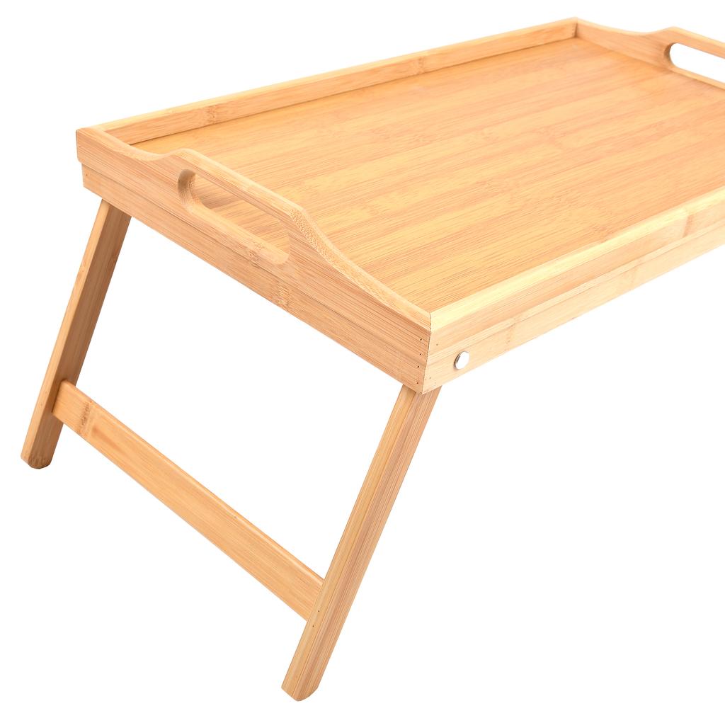 Bambusový snídaňový stůl Wellamart (Umění. 4713)