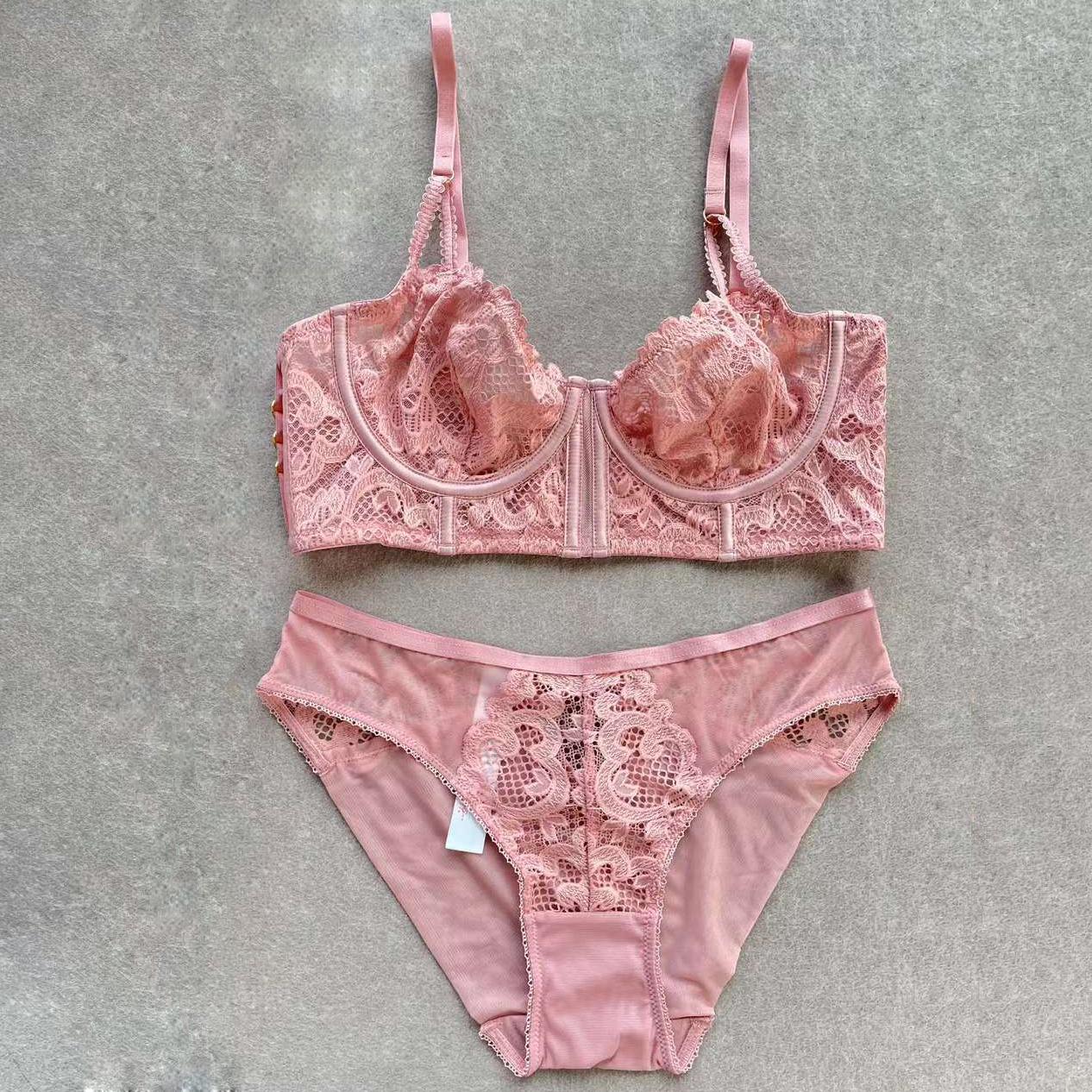 

Женские ультратонкие комплекты нижнего белья кружевные интимные пуш-ап бюстгальтер сексуальные трусики набор из 2 предметов повседневное нижнее белье 85D