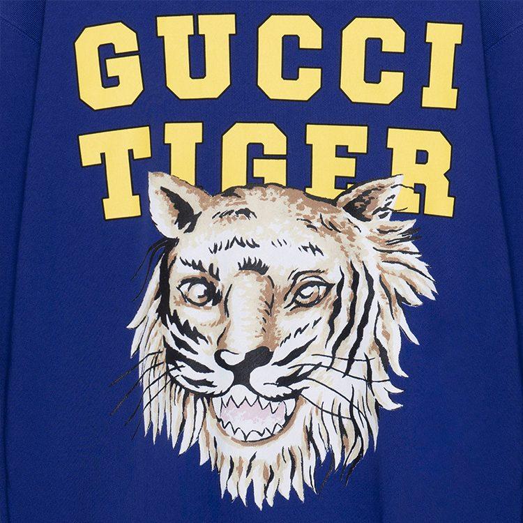 GUCCI SS22 Sweatshirt Men's Blue 623245-XJD3T-4622