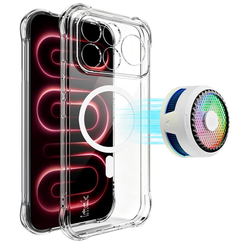 Magnetic Case For POCO F9 Ultra Pro 5G Camera Protection Raised Edge Transparent CA0003
