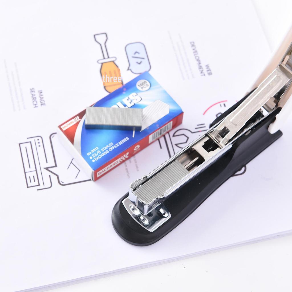 English Version High-Strength 12-Gauge Office Stapler with 1000 Staples