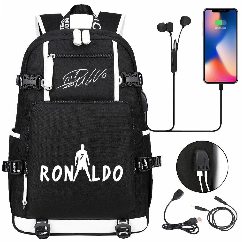 3-delige Schoolrugzakset voor Studenten Grote Capaciteit Oxford Stof Schooltas met Schouderband en Etui 47CMX30CMX15CM