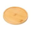 Round Bamboo‑Wood Coaster Blanks, DIY Mosaic Succulent Base Tray, Unfinished Wooden Craft Coaster for Handmade Project