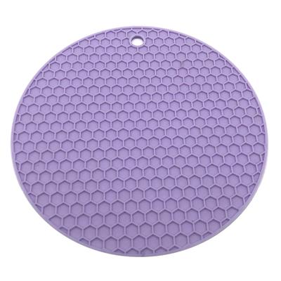 1 Pz Tappetino Antiscottatura in Silicone Porta Pentole Protezione per Piano di Lavoro da Cucina Domestica Resistente al Calore Antiscivolo Tappetino Circolare in Silicone