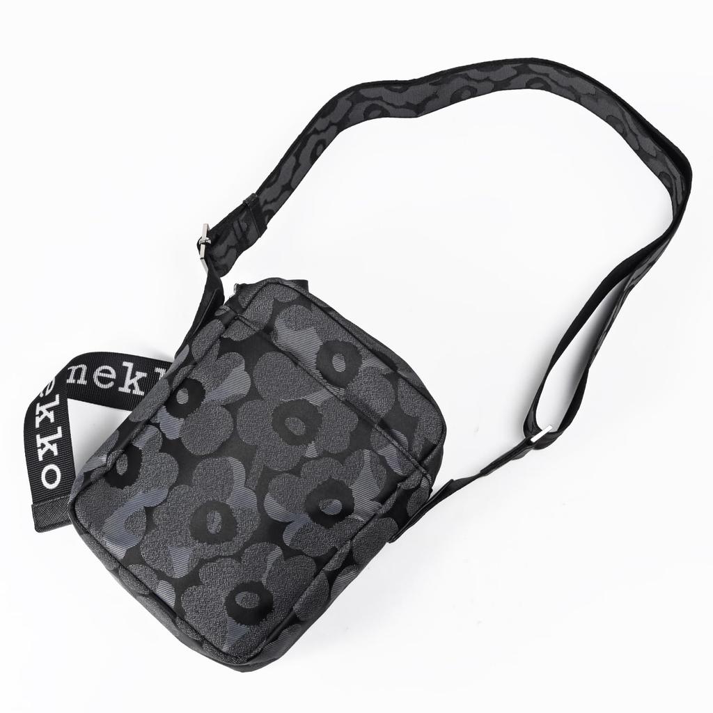 Shoulder Bag Camera Bag Crossbody Wear All Day Unikko Dark Gray 95839 095839 991 Nordic Goods Nordic Design [Marimekko] Women's [Item]