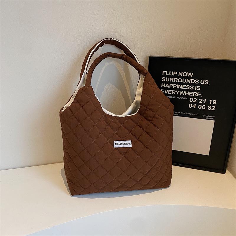 

Autumn Winter Large Capacity Crossbody Handbag - Simple Casual Student Commute Style