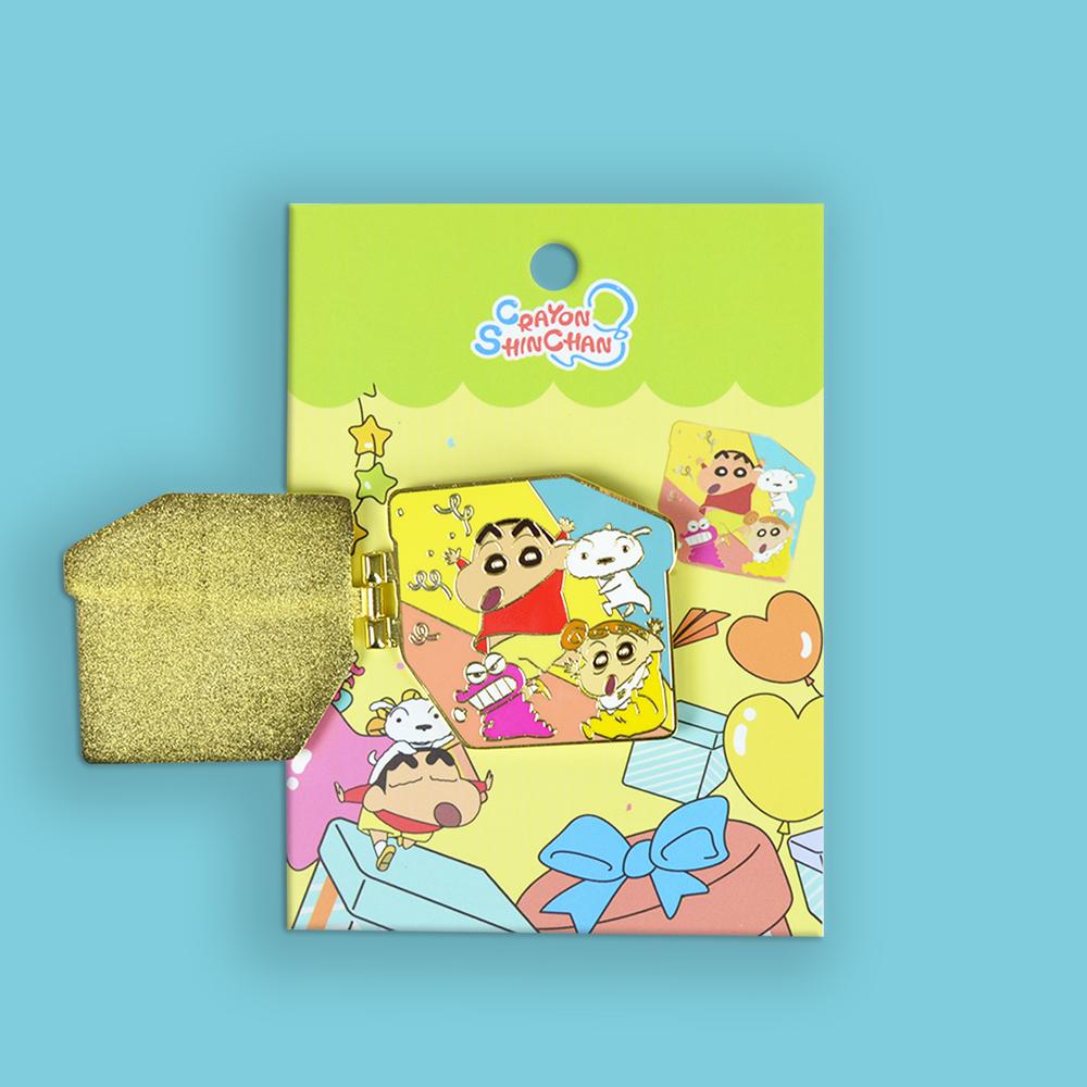 Iknowk Crayon Shin-Chan Gift Hinge Badge