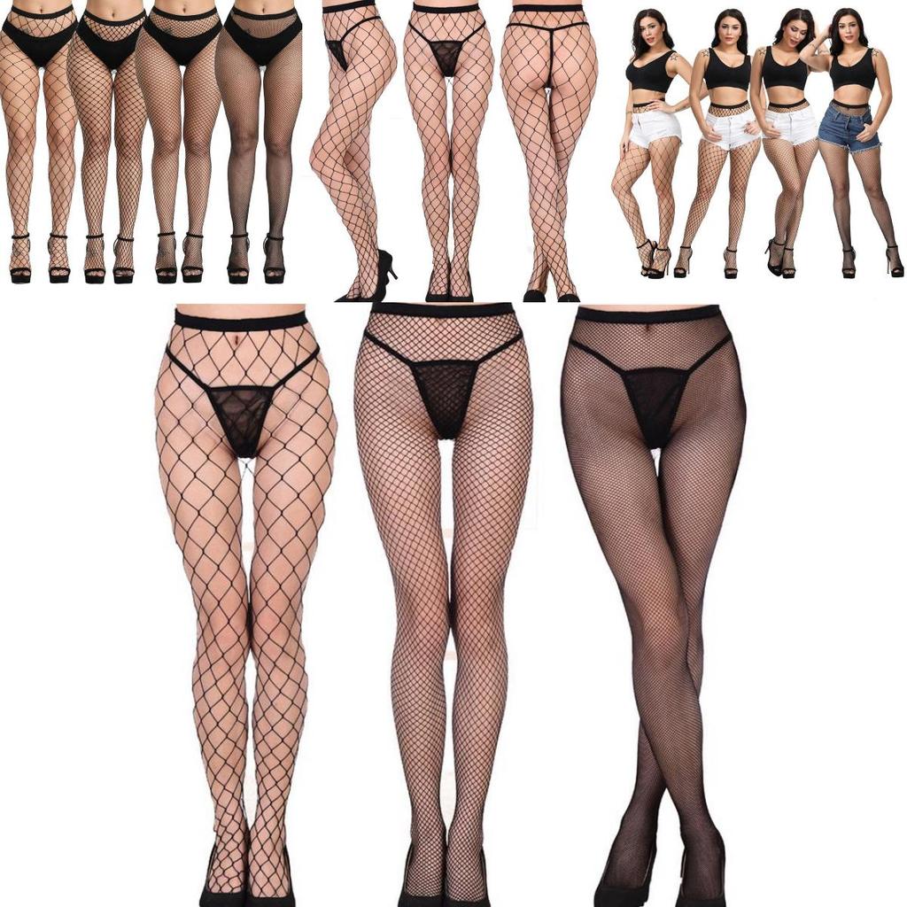 Elegant Fishnet Stockings Large And Small Mesh Ultra-sheer Tights For Women