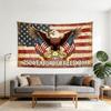 1 pezzo Stendardo Piatto 2D Anniversario Americano 250° Nessuna Alimentazione Necessaria Decorazione Murale Commemorativa per Stanza del Dormitorio