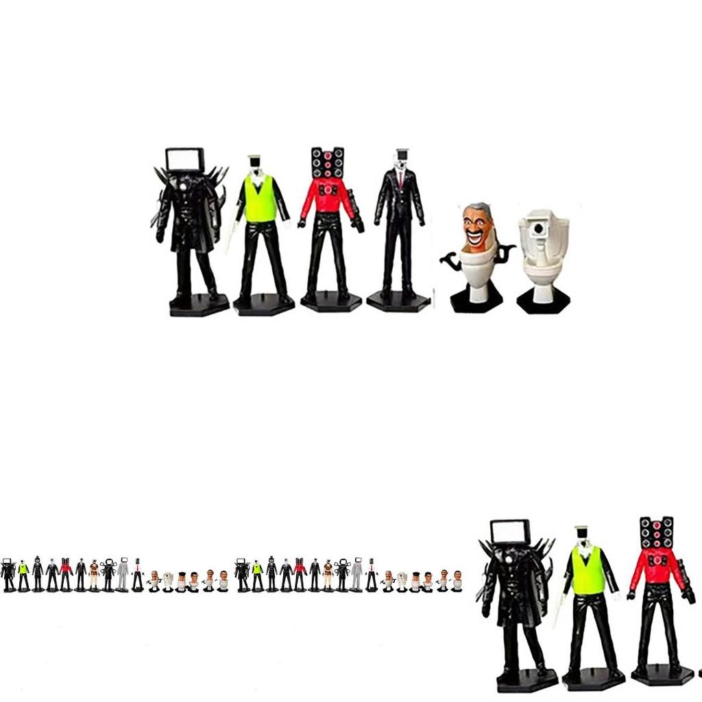 Toilet Skibidi Figurines Pvc Handmade Game Model Home Decorations Boy Gifts