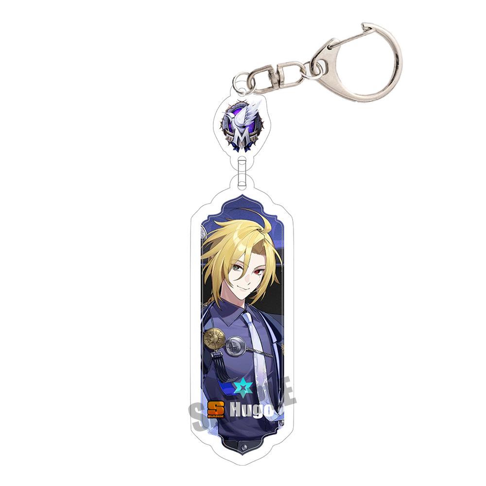 Game Zenless Zone Zero Acrylic Keychain Aria Cissia Nangong Yu Backpack Keyring Pendant Belle Nicole Demara Decorative Ornament