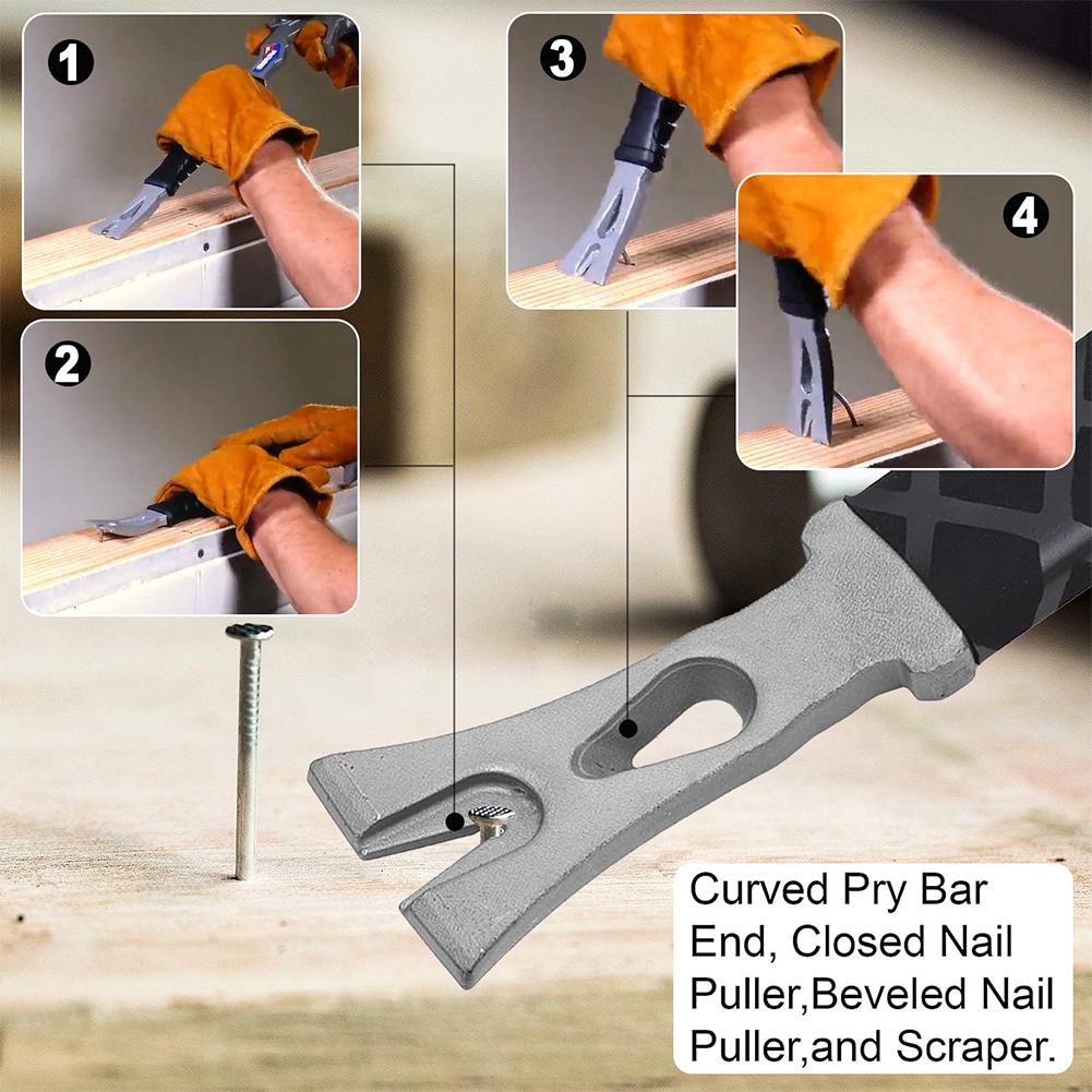 Multi-function Demolition Tool Hammer, Home Camping Tools Building Staple Rescue, Fire Tools, Emergency Remover, K0l7