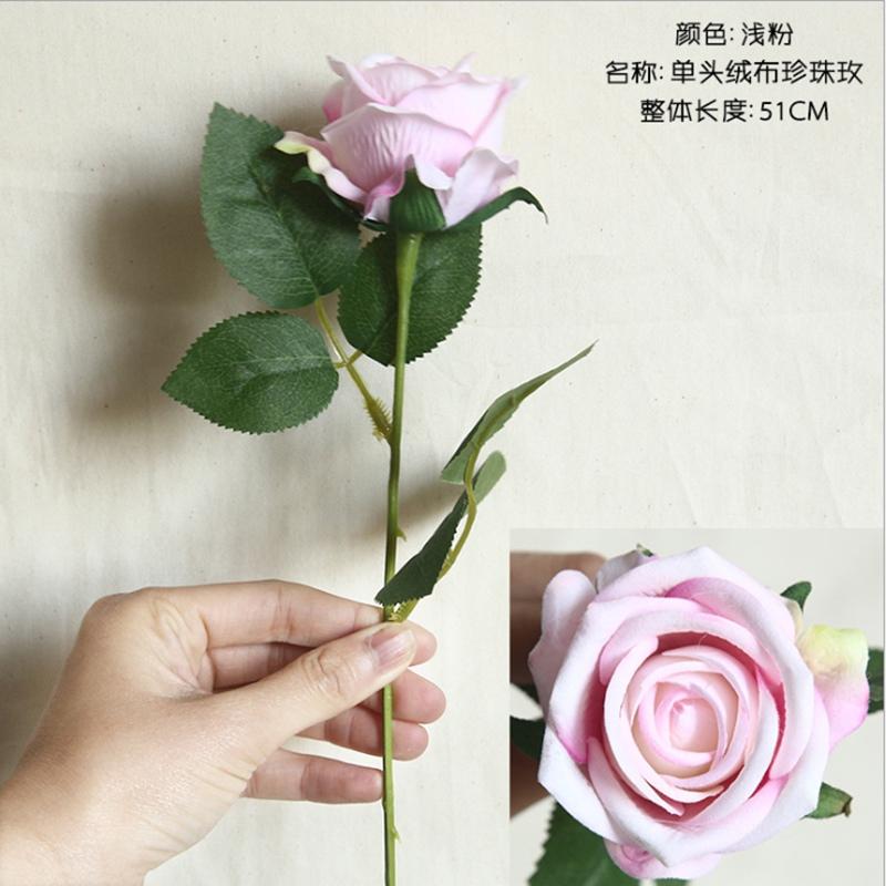 Artificial Flowers Fake Rose Bouquet Vases Home Room Decoration Accessories Wedding Plants Bridal Clearance Floristics Diy Gift