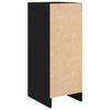 Shoe Cabinet Black Oak Effect 29.5 x 34 x 76 cm Particleboard