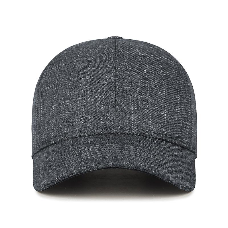 Northwood Winter Cotton Velvet Baseball Caps for Men Grid Warm Baseball Cap Hat Outdoor Windprof Trucker Hats