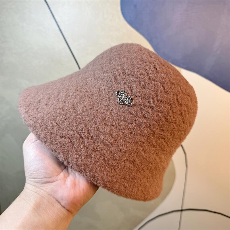 

Новая корейская стильная осенне-зимняя теплая и ленивая шерстяная шапка для женщин, защита ушей, вязаная шапка-пуловер, модная и милая, можно свернуть Adjustable