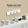 Adjustable Power Strip with One-Key Shut-Off for Kitchen, Living Room, Bedroom