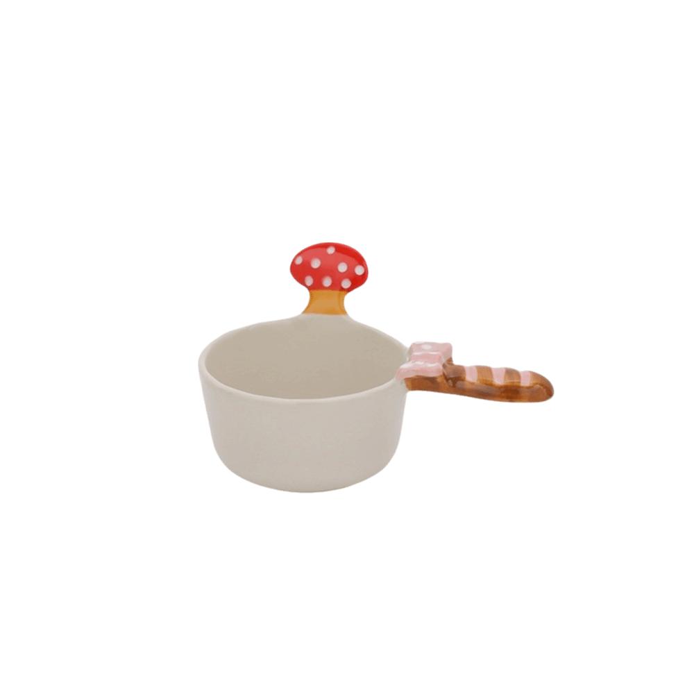 with Handle Ice Cream Bowl Cute Fruit Salad Bowl Creative Ceramic Bowl Party Serving Style A