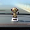 SolarPowered Swinging Primate Wobbling Photovoltaic Ornament Cute Moving Bobble Dancer for