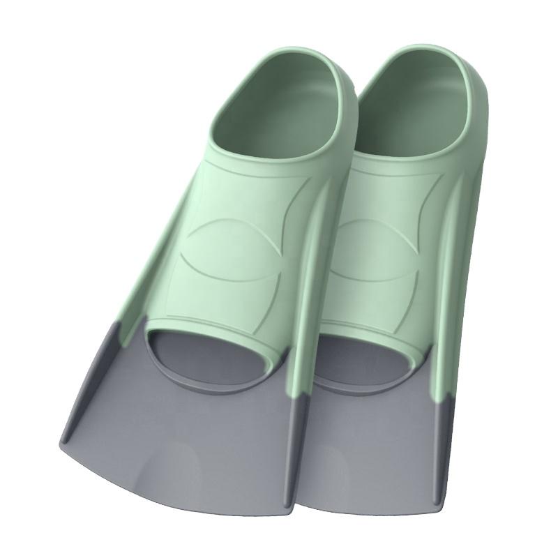 Professional Commercial Short Wave Swimming Diving Fin Foot Pocket Free Diving Spearfishing scuba Diving Fins чёрный