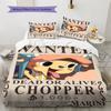 Ensemble de literie motif Tony Tony Chopper Couette Housse de couette Taie d'oreiller Maison Cadeau d'anniversaire(1 housse de couette + 2 taies d'oreiller, sans garniture.)