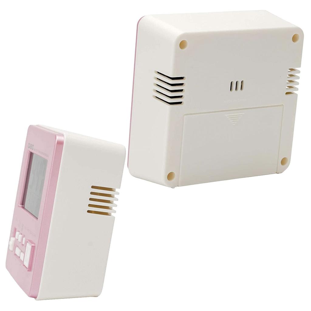 CASIO Alarm Clock Radio Pink Digital Small Snooze with Light DQD-805J-4JF