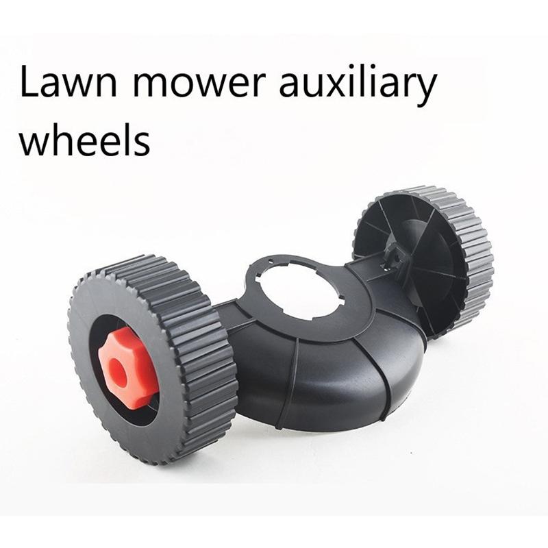 1PC Lawn Mower Replacement Wheel Assembly 1PCS Universal  Weed Trimmer Support Wheel Grass Trimmer Auxiliary Wheel Attachment